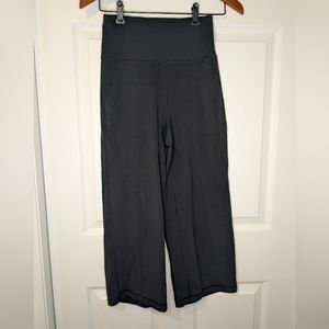 Lululemon Align High-Rise Wide-Leg Cropped Pant - Black - Size 4